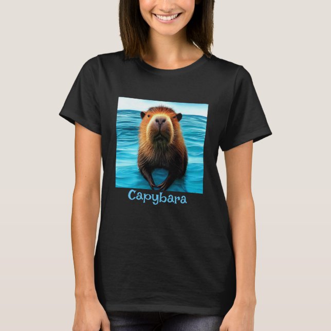 Capibara En La Camiseta De Agua (Anverso)