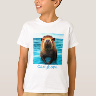 Capibara En La Camiseta De Agua