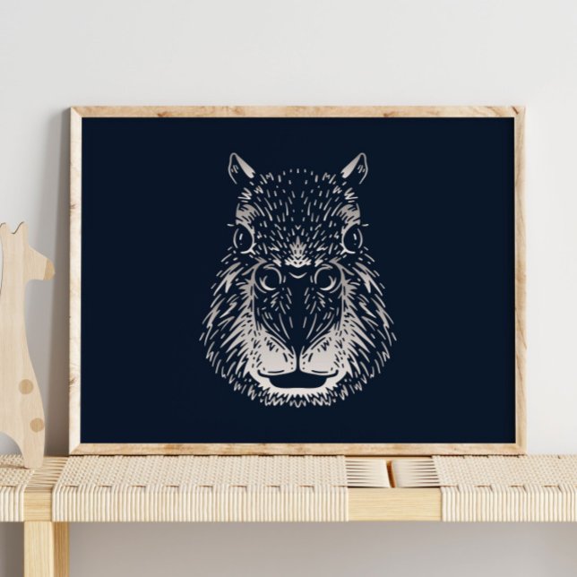 Capibara | Impresión de pared animal en habitación (Subido por el creador)