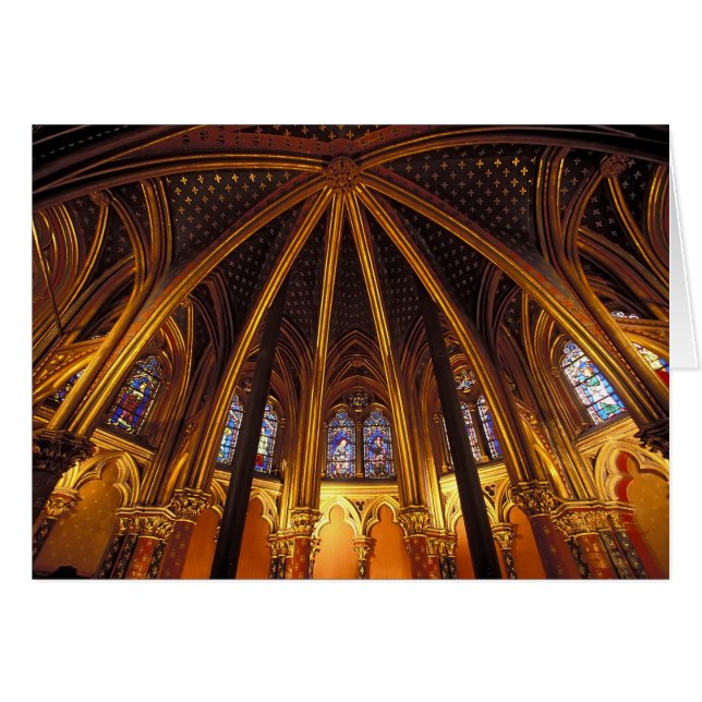 capilla baja de La Sainte-Chapelle, París, (Anverso (Horizontal))