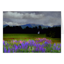 Capilla en la tarjeta Lupine Mindscape