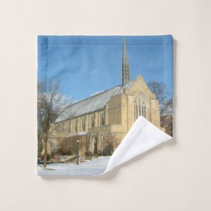 Capilla Harbison en invierno en el Grove City Coll