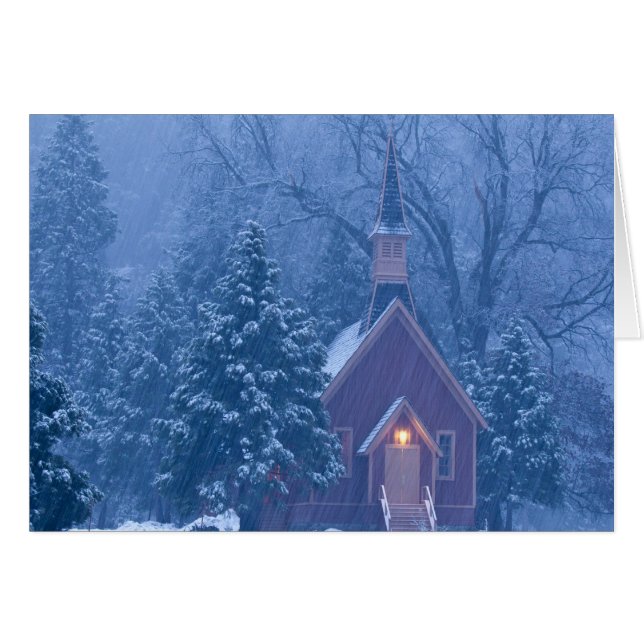 Capilla histórica del valle Yosemite durante la pe (Anverso (Horizontal))