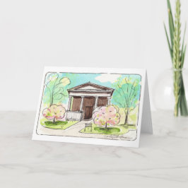 Capilla Wade en tarjeta plegada del cementerio de
