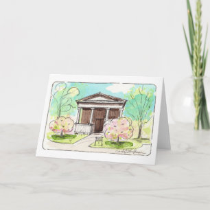 Capilla Wade en tarjeta plegada del cementerio de