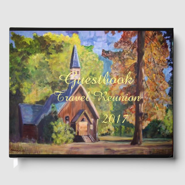 Capilla Yosemite, libro de visitas (Anverso)