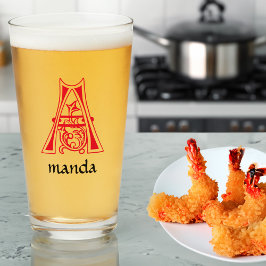 Capital A medieval decorativa botánica