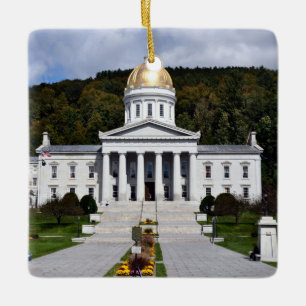 Capital del Estado de Vermont - Ornamento cerámic