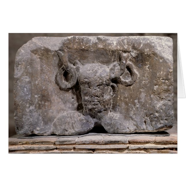 Capital del Pilar Nautes que representa a Cernunno (Anverso (Horizontal))
