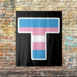 Capital T Tapiz del Orgullo Trans