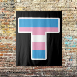 Capital T Tapiz del Orgullo Trans