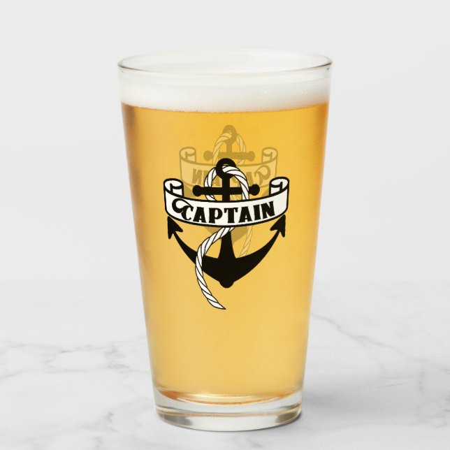 Capitán Anchor Sailing Rope Nautical (Reverso (lleno))