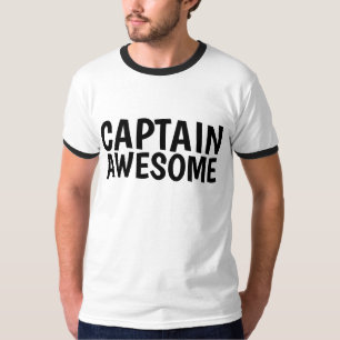 CAPITÁN Camisetas y tanteos divertidos para hombre