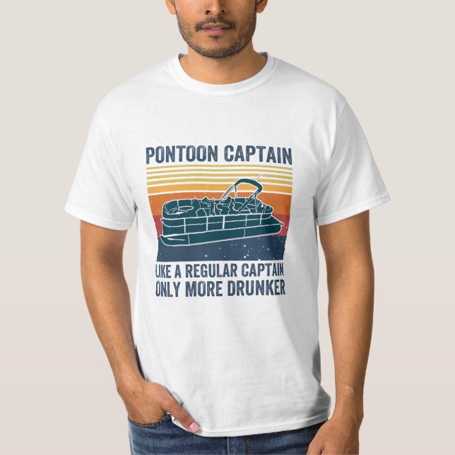 Capitán de pontón como una camiseta normal del cap (Anverso)