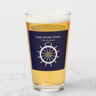 Capitán de Rueda del barco Boat Tumblers Beer Soda