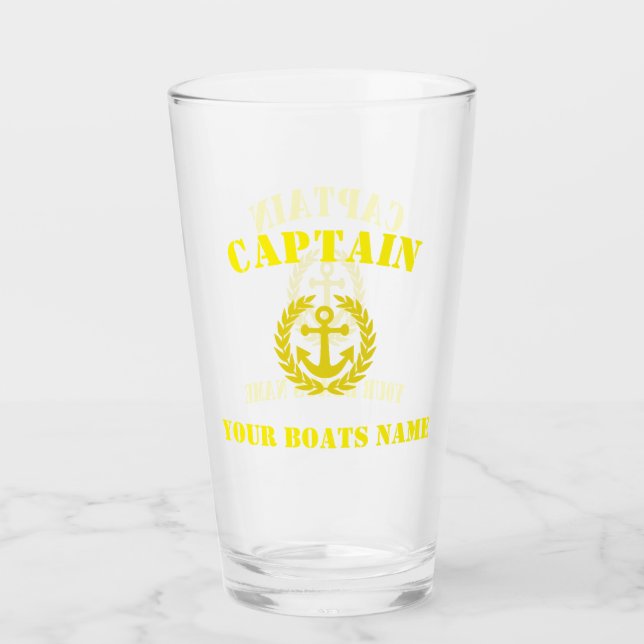 Capitán del barco y anclaje (Anverso)