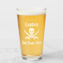 Capitán del pirata y nombre del barco