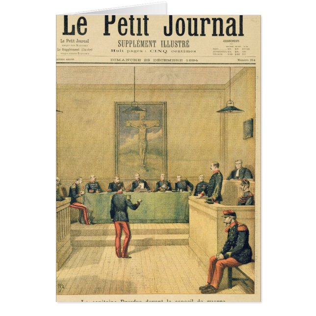 Capitán Dreyfus antes del consejo de guerra (Frente)