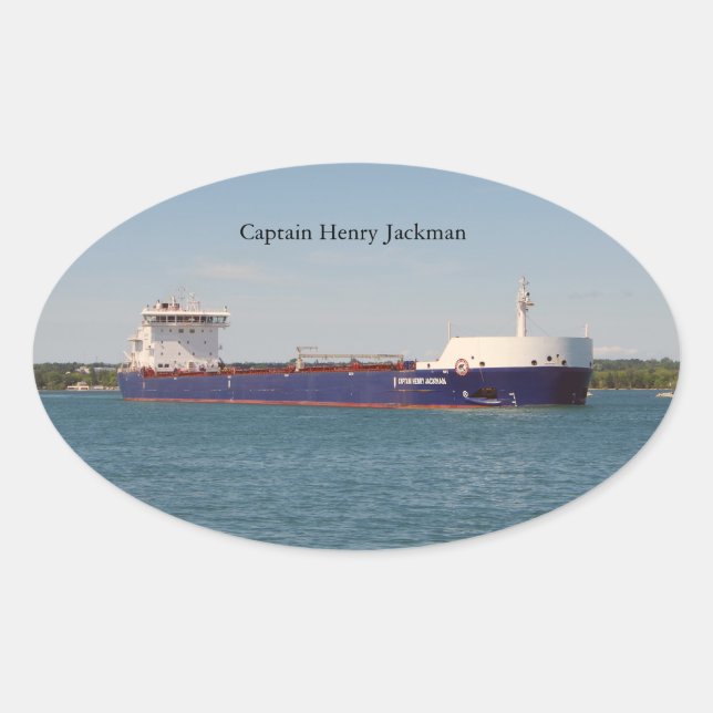 Capitán Henry Jackman pegatina (Anverso)