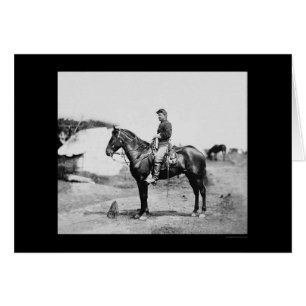 Capitán Howard a caballo en Falmouth 1863
