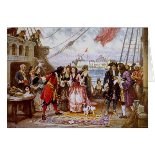 Capitán Kidd del pirata en puerto de NY (Anverso (Horizontal))