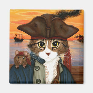 Capitán Leo, gato del pirata y imán del arte de 