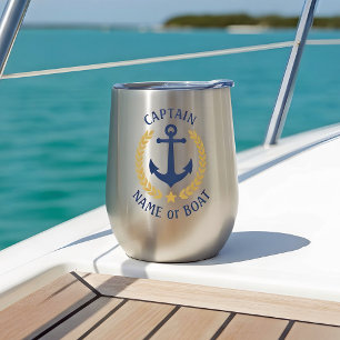 Capitán Nombre Barco Anchor Estrella de Oro