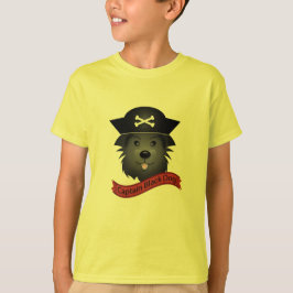Capitán Perro Negro -  básica de camisetas para n