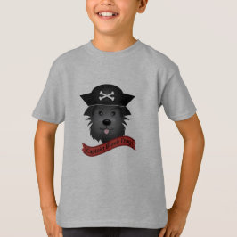 Capitán Perro Negro - Camiseta Básica Para Niños