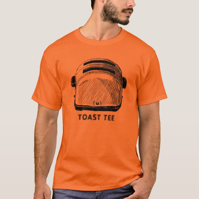 ¡Capitán Random! Camiseta de la tostada (Anverso)