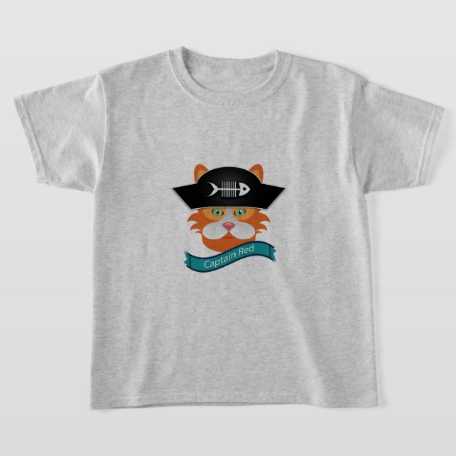 Capitán Rojo - Camiseta básica para niños (Distribución)