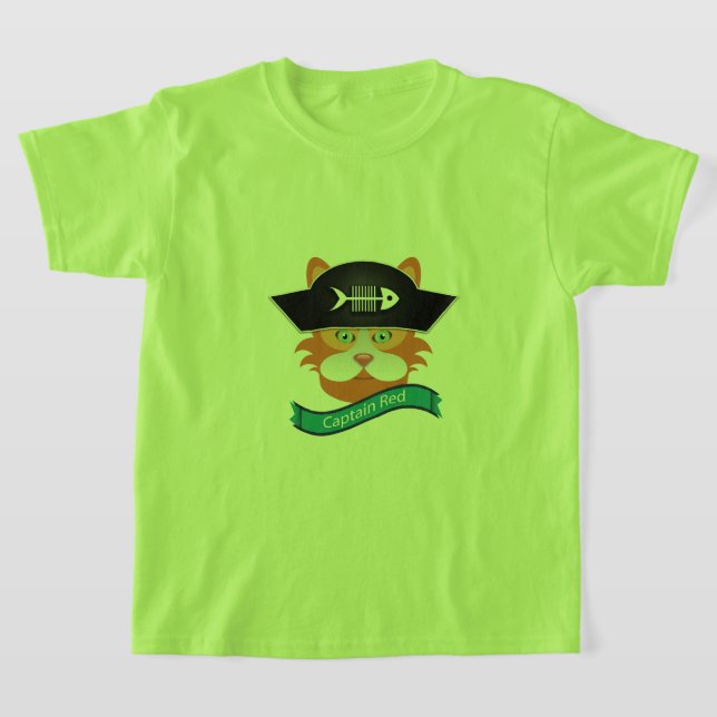 Capitán Rojo - Camiseta básica para niños (Distribución)