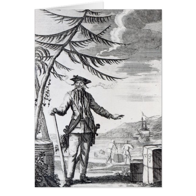 Capitán Teach, comúnmente llamada Blackbeard (Frente)