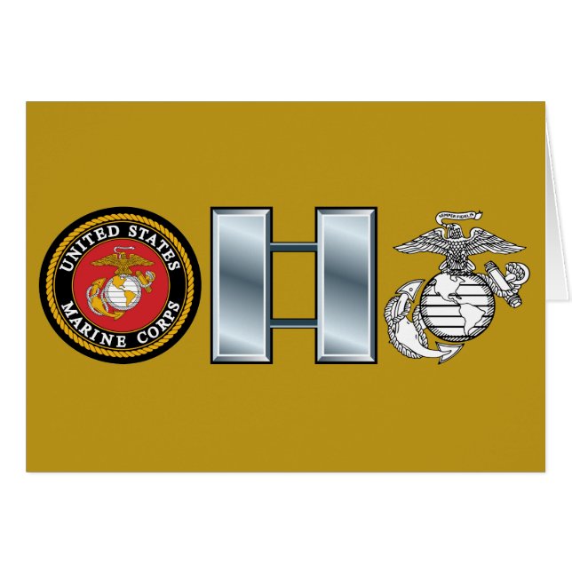 Capitán USMC 0-3 (Anverso (Horizontal))