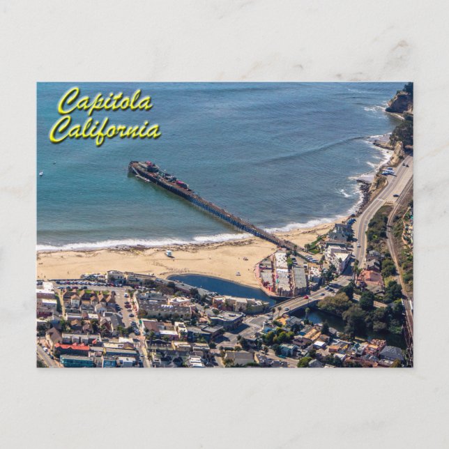 Capitola, California desde la postal superior (Anverso)