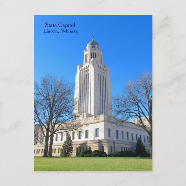 Capitolio estatal Lincoln, postal NE mejor1 (Anverso)
