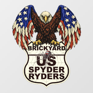 Capítulo Brickyard - Logo Águila Calcomanía