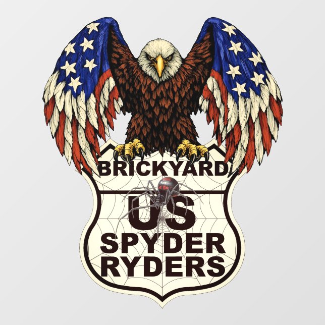 Capítulo Brickyard - Logo Águila Calcomanía (Hoja)