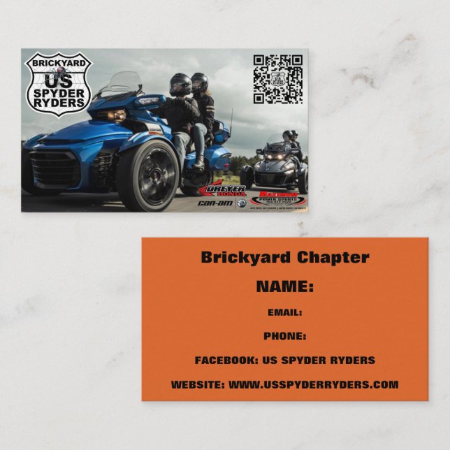 Capítulo Brickyard - Tarjetas de presentación 3 (Anverso / Reverso)