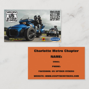 Capítulo de Charlotte Metro - Tarjetas de presenta