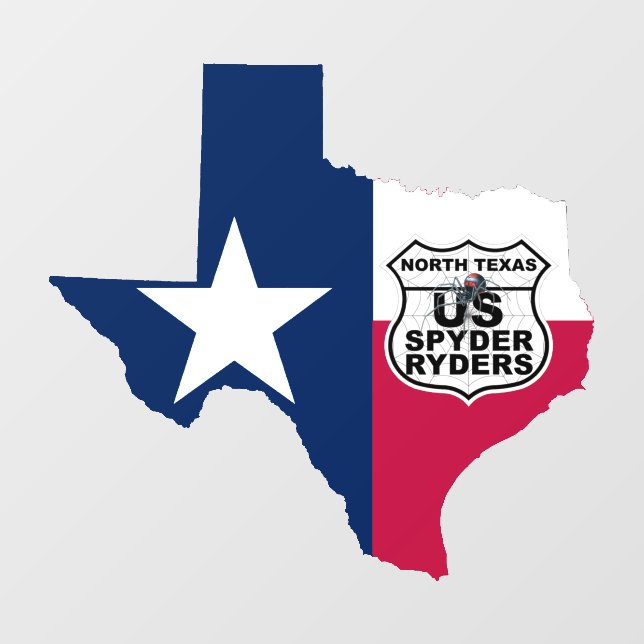 Capítulo del Norte de Texas - Calcomanía RWB TX y  (Hoja)