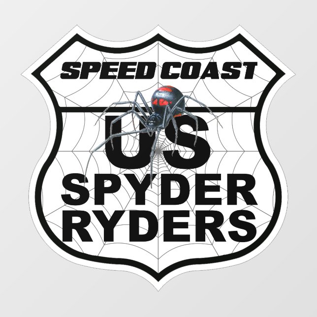 Capítulo Speed Coast - Calcomanía Logo del Capítul (Hoja)