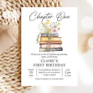 Capítulo Uno Libro de Historias Invitación a Cumpl