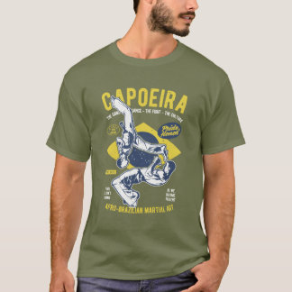 Capoeira camiseta de artes marciales brasileñas