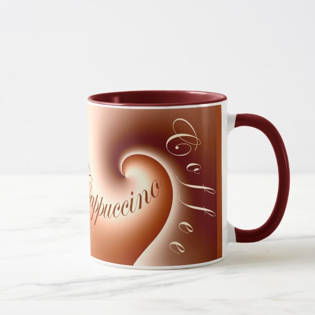 Cappuccino del café - taza (Derecha)