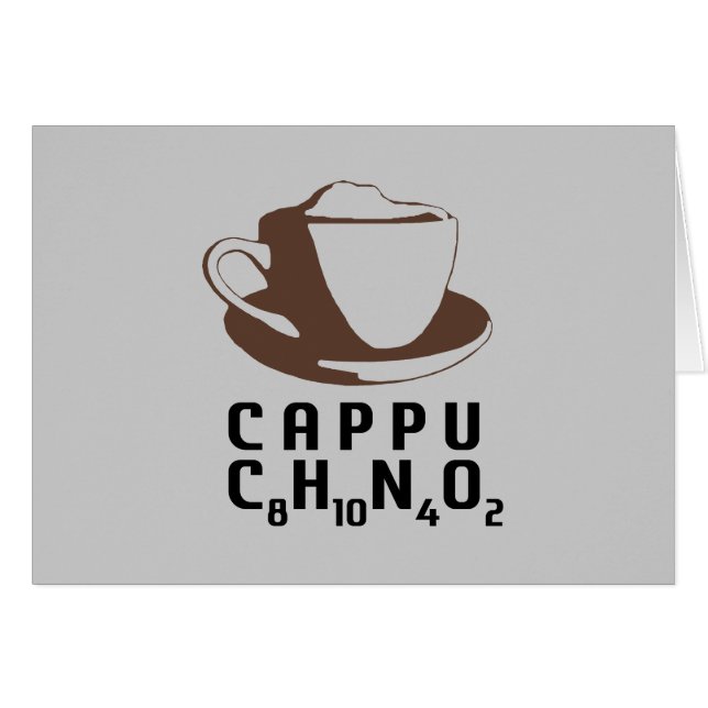 Cappuccino químico (Anverso (Horizontal))