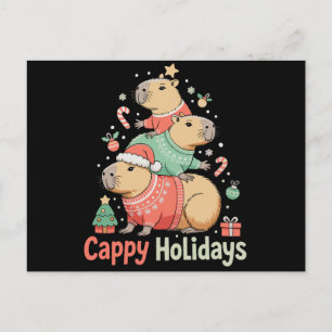 Cappy Capybara de Navidad árbol de Navidad tempora