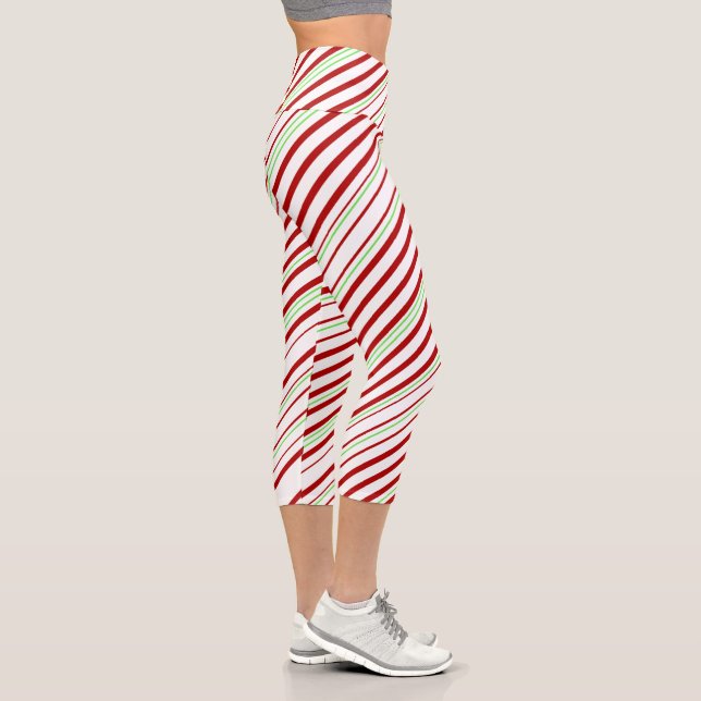 Capri Candy Cane Leggings (Derecha)