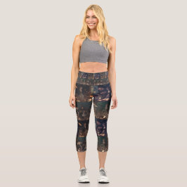 Capri Chica en la cabaña de hadas - Guay Capris Leggings