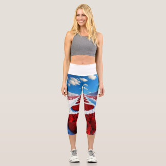 Capri Colección Leggings de moda: Adoptar la comodidad y
